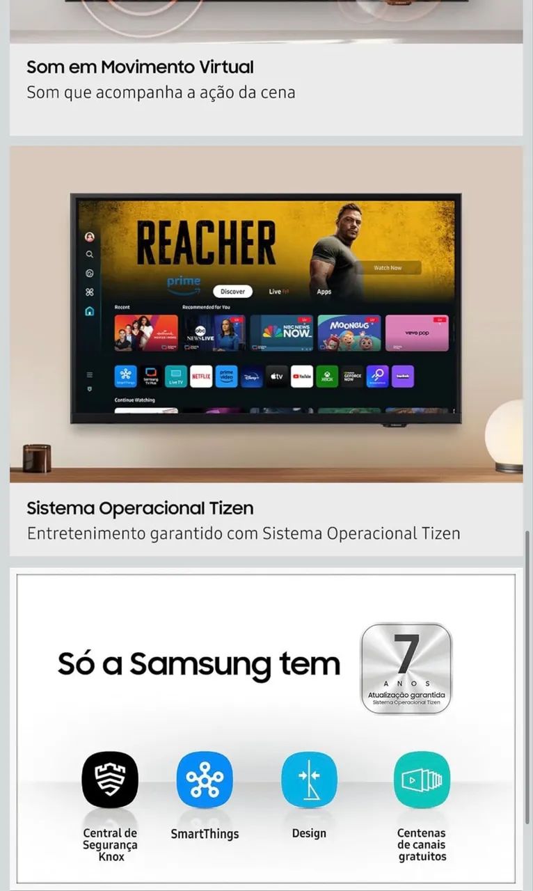 TVs Samsung smart 32 polegadas nova - Foto 3