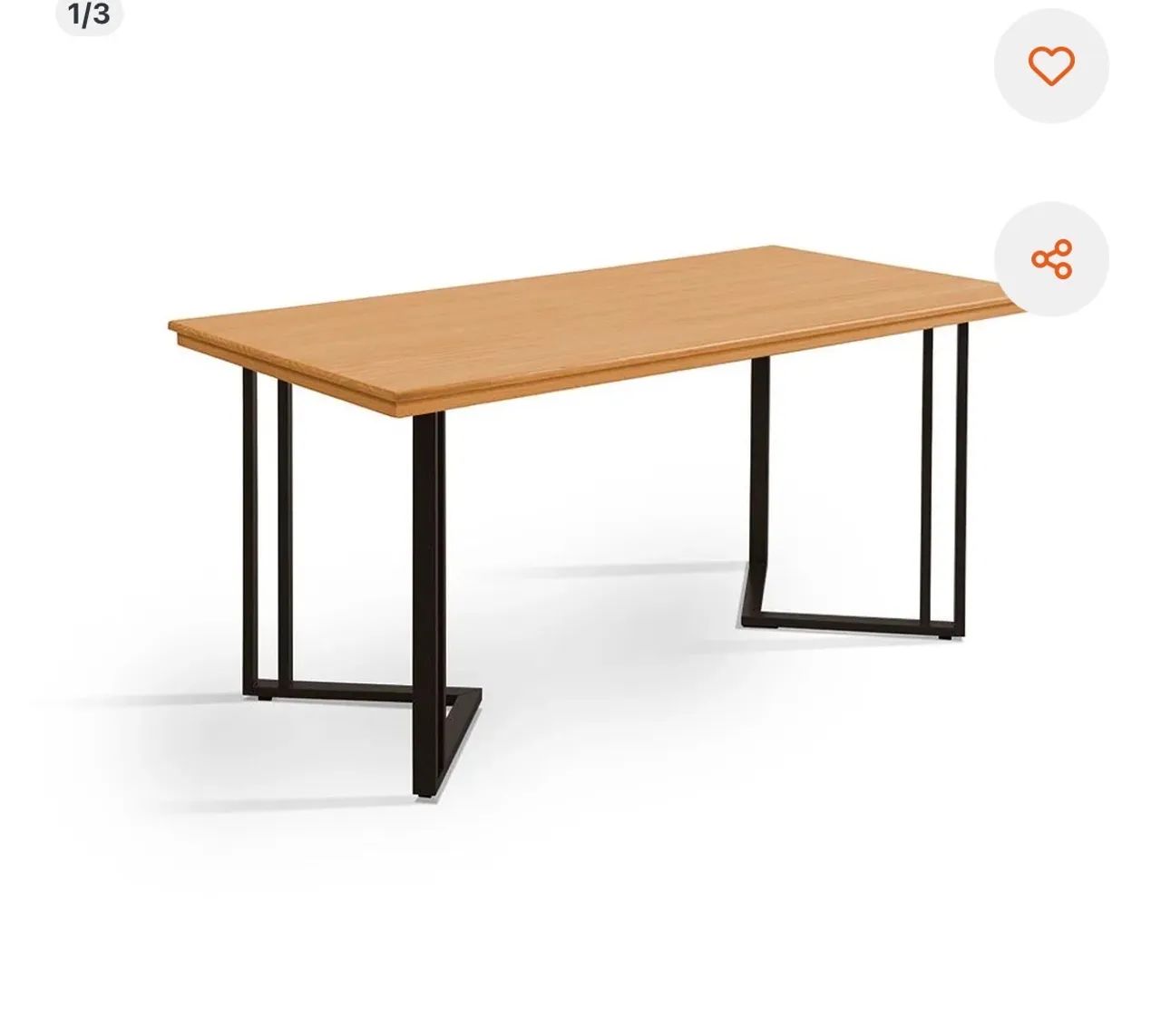 Mesa de jantar rústica 
