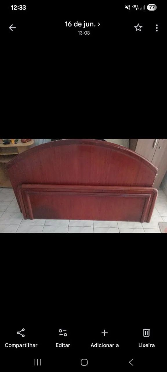 Vende uma cama de casal completa  - Foto 2