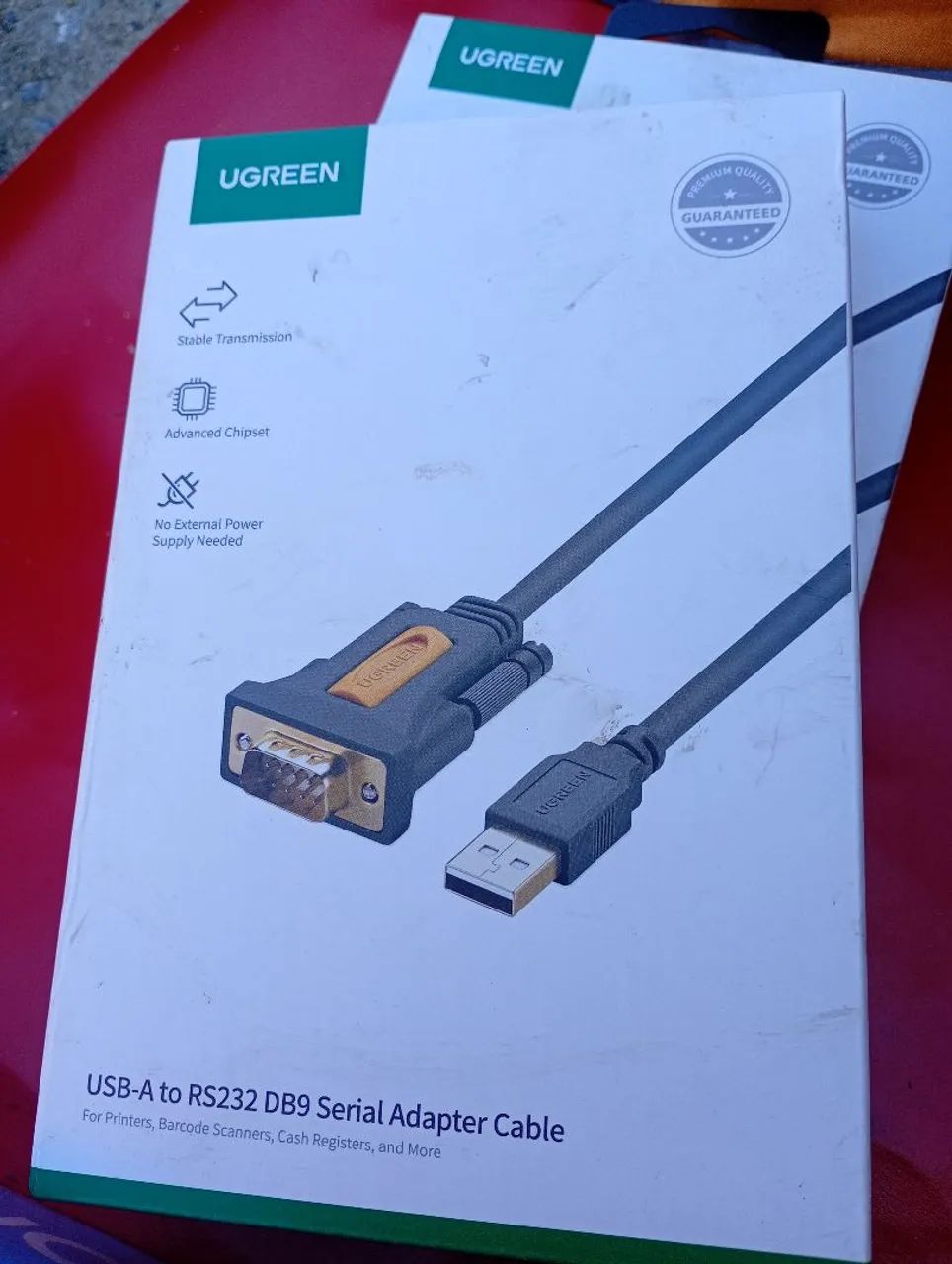 Cabo adaptador serial USB 2.0 para RS232 DB9