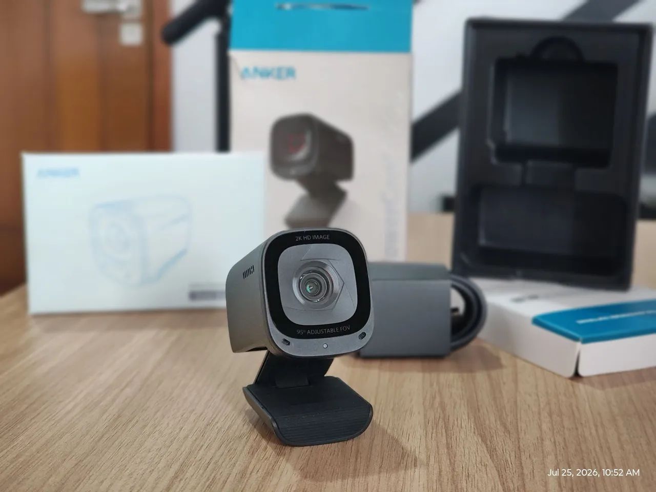 Anker PowerConf C200 Webcam USB Type-C 2K 30 FPS 2 mics