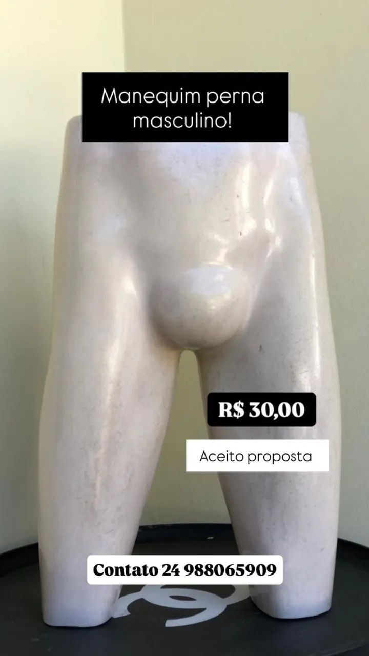 Manequins de Vitrine -  Masculino e Perna Masculina - Foto 2