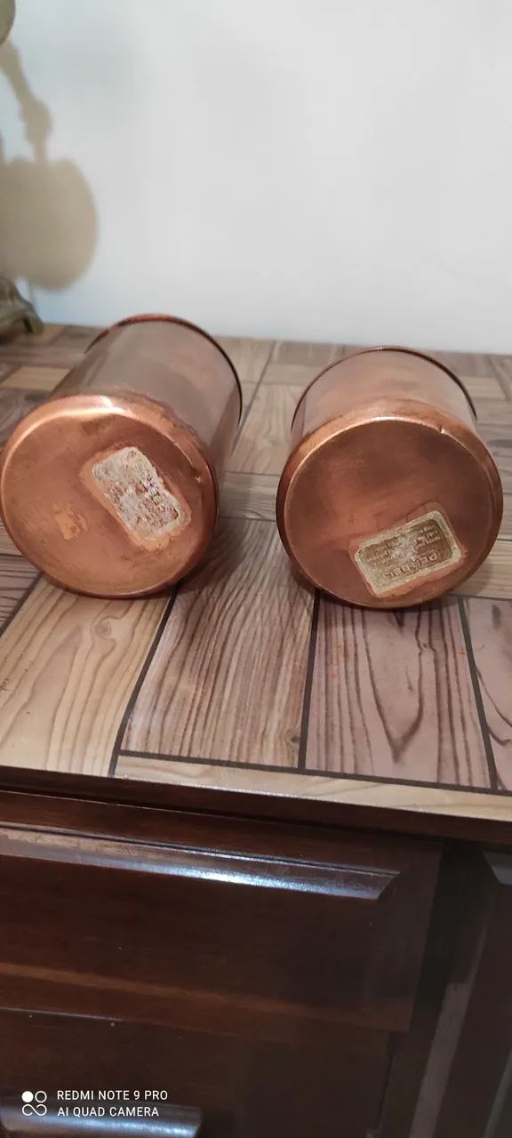 Potinhos antigos para coleção,metal: - Foto 4