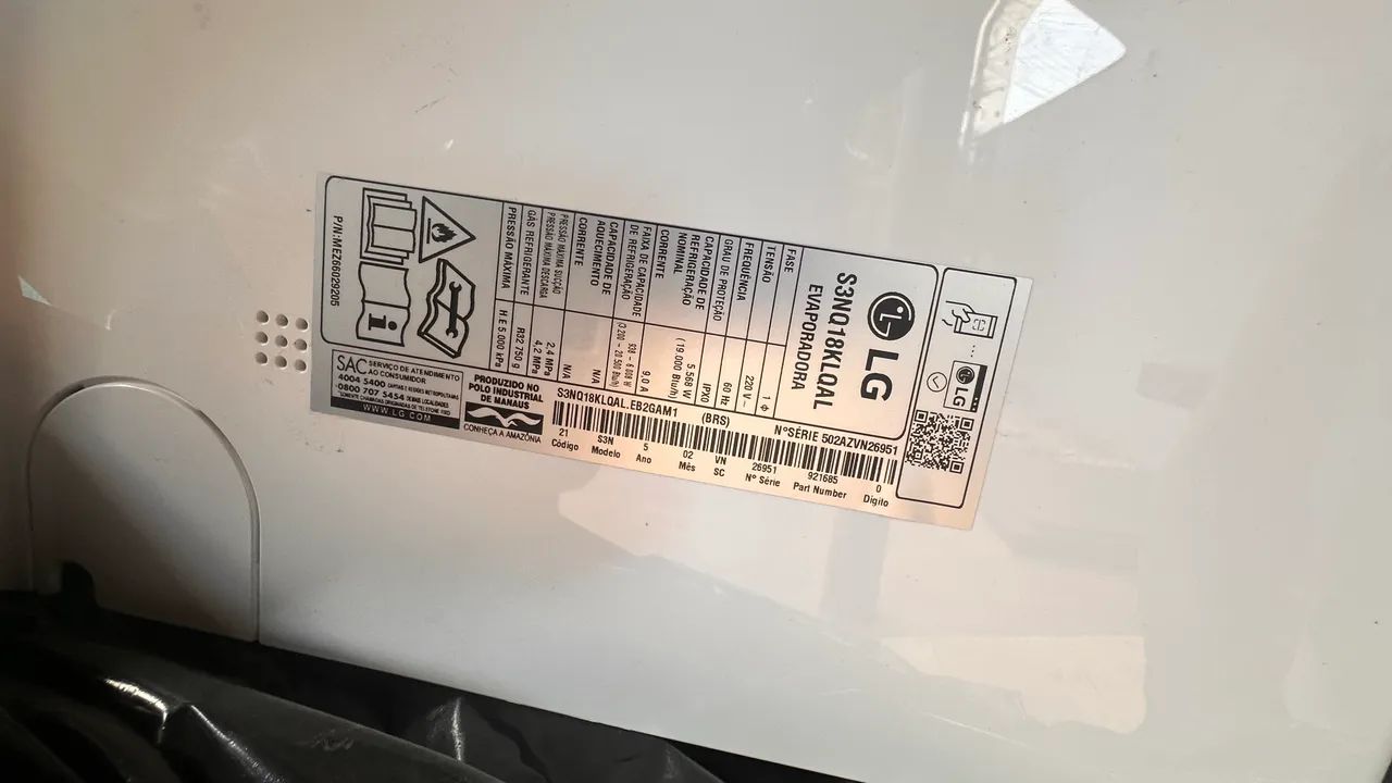 Ar condicionado LG DUAL INVERTER 19.000btu  - Foto 3