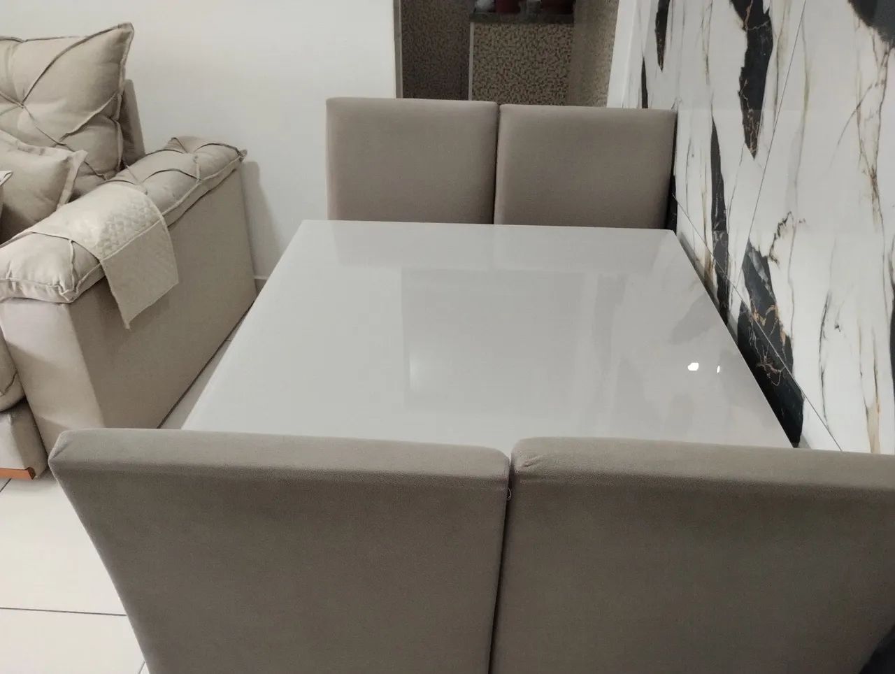 Mesa de sala off white - Foto 4