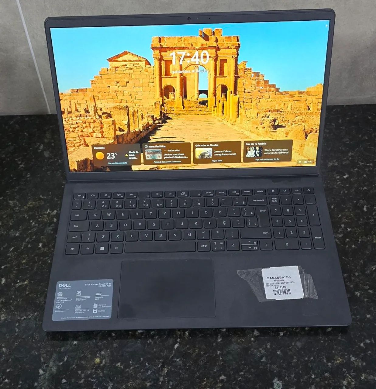 NOVO - Notebook Dell Inspiron 15 Intel Core i5 8GB RAM 512GB SSD