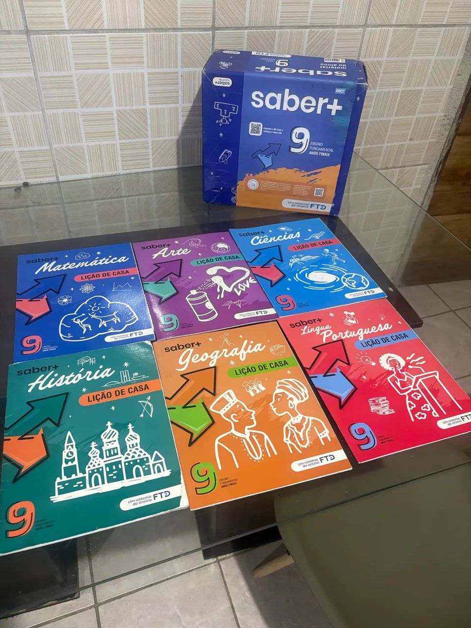 Livros 9 ano Saber mais da FTD kit