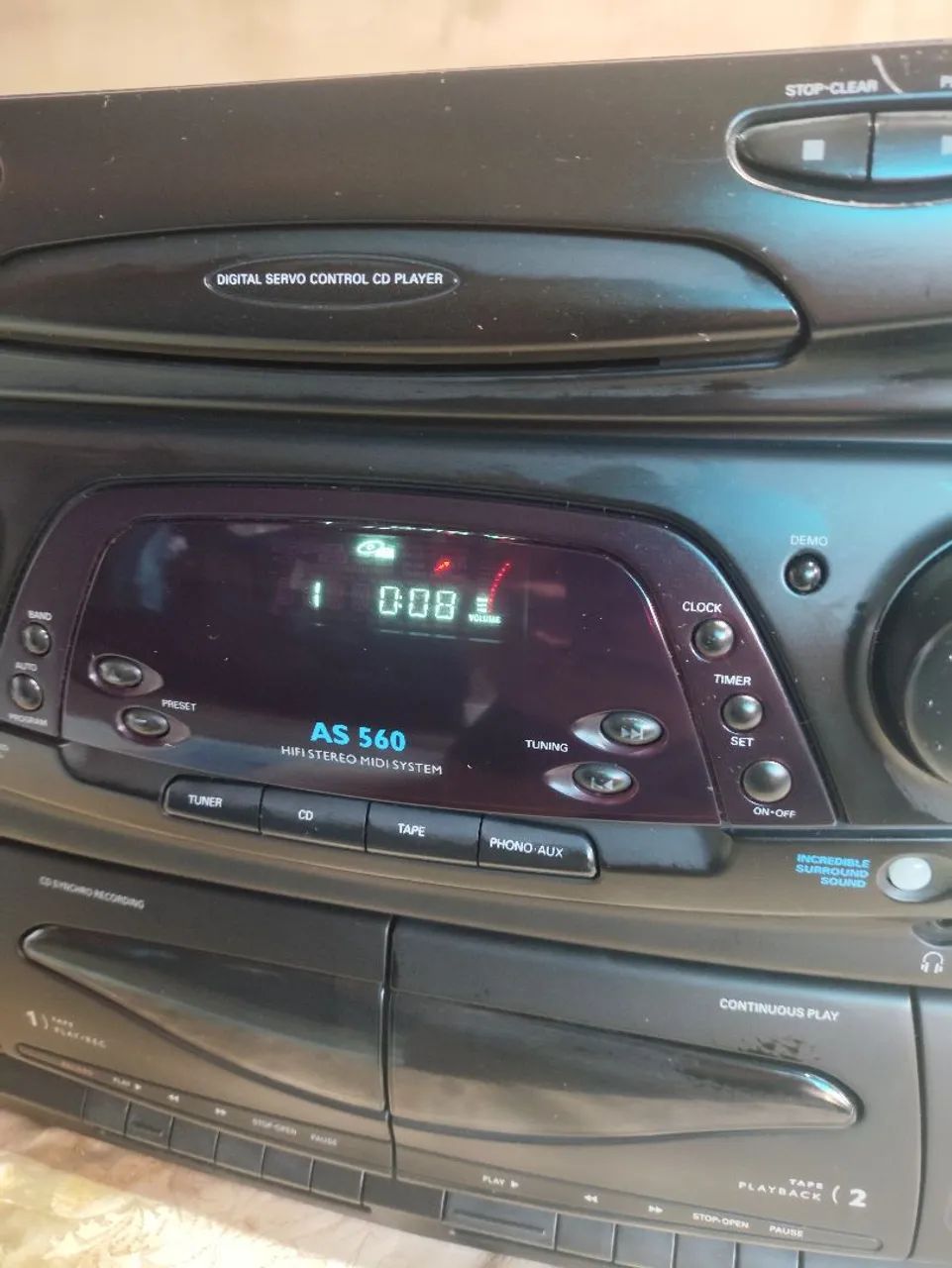 System Philips As560 somente aparelho funcionando tudo perfeitamente  - Foto 2