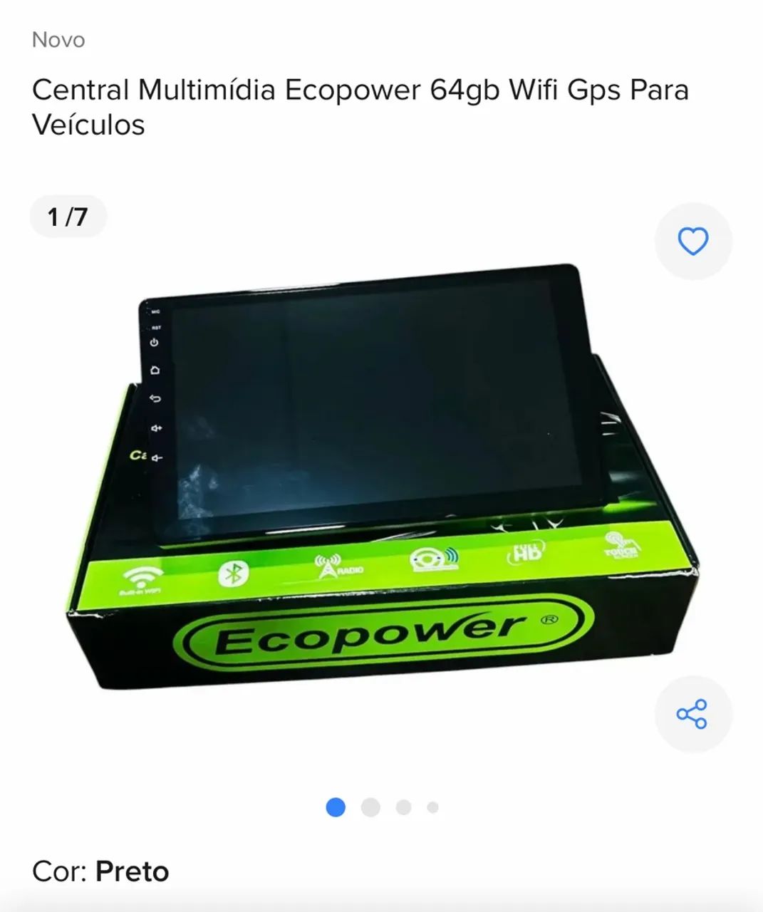 Multimídia mp5 Android, Apple CarPlay 64g tela 7 polegadas - auto ex - Foto 3