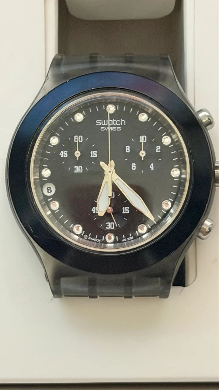 Relógio Swatch - Irony - Diaphane - SVCK4038G Preto