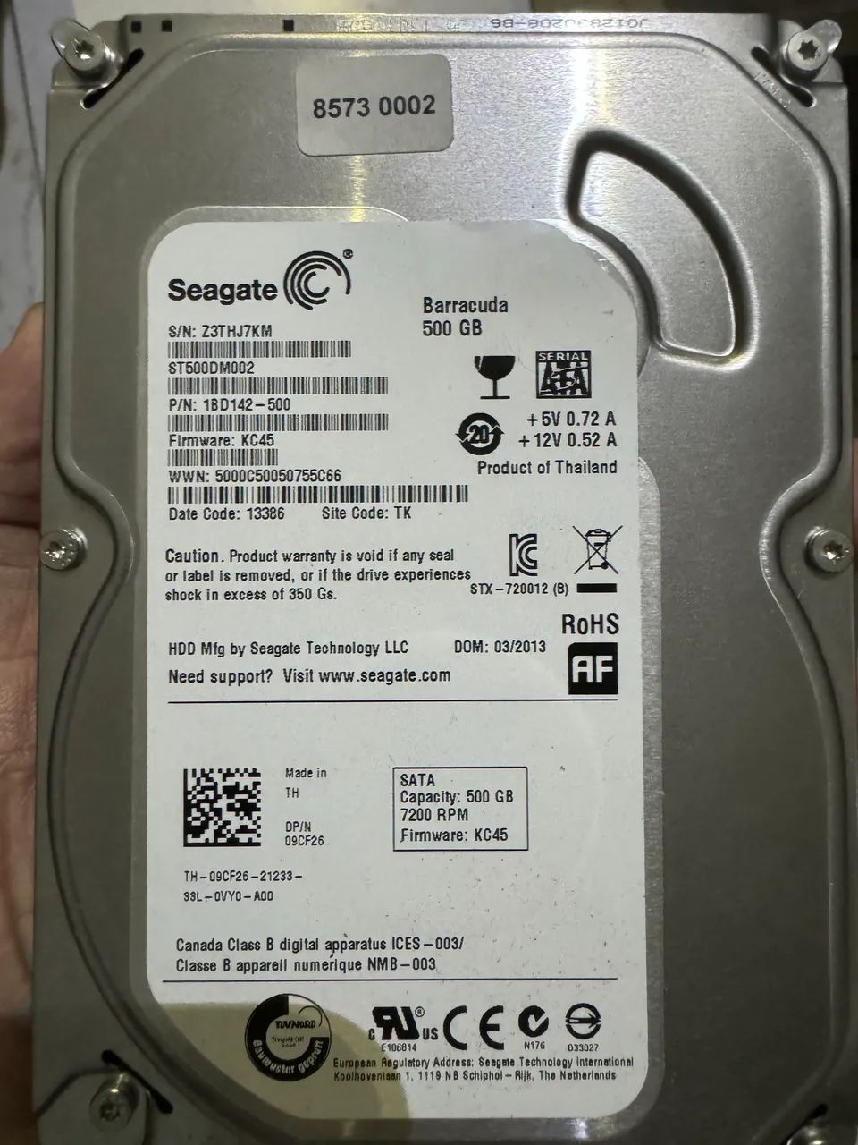 HD Seagate 500 Gb 3.5 praticamente novo