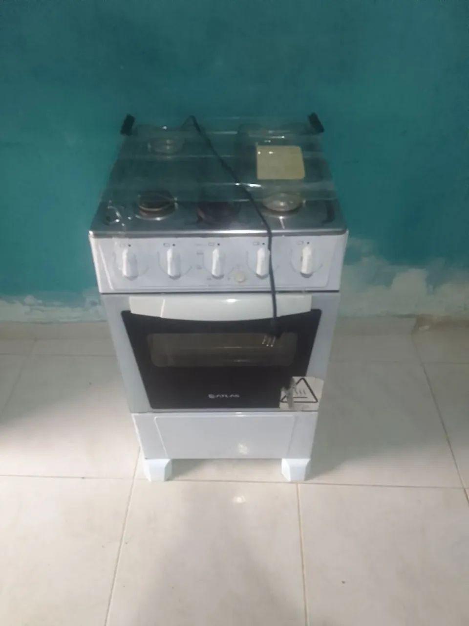 Fogão 4 bocas automático fuconnado perfeitamente  - Foto 2