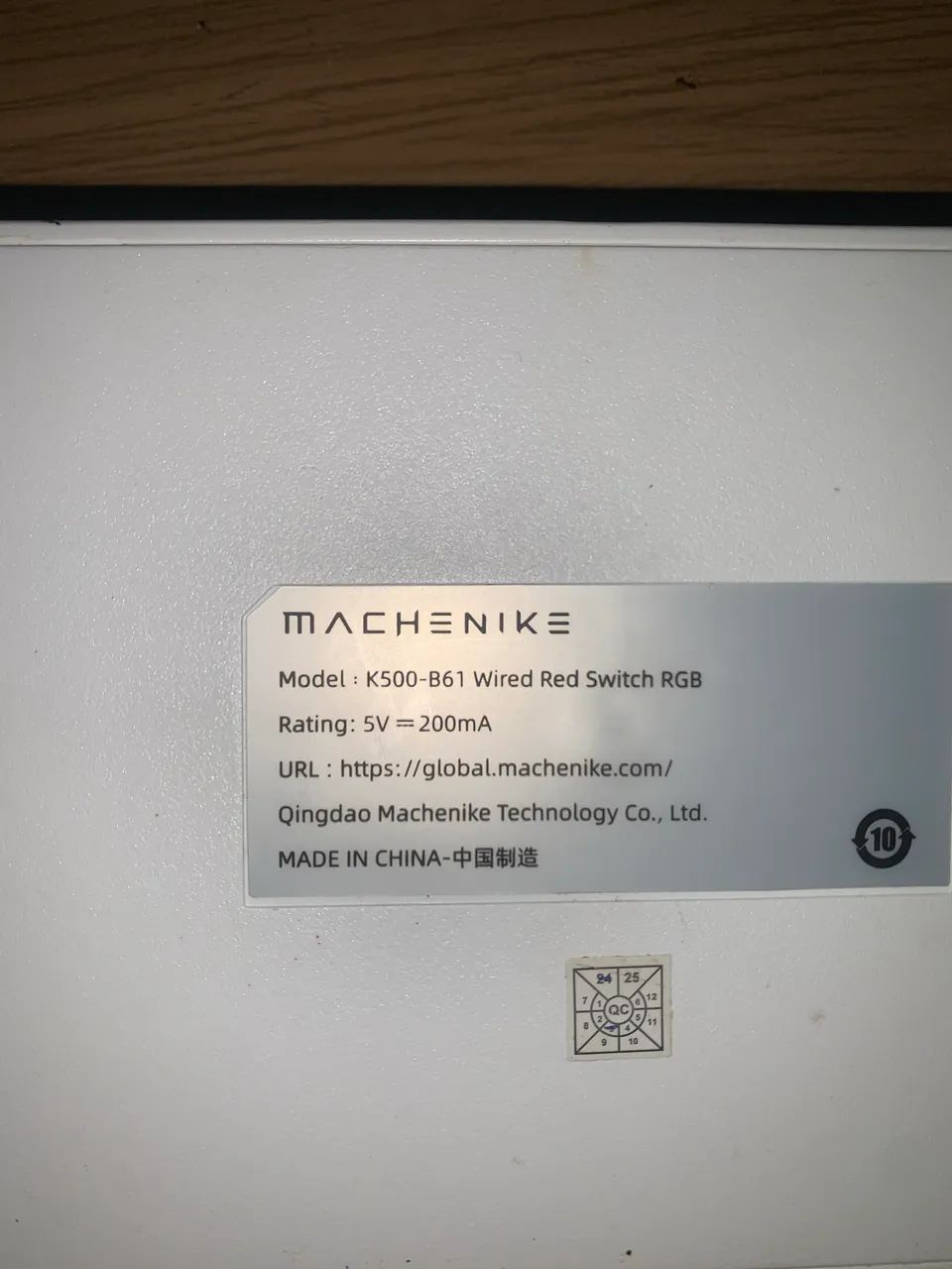 Teclado Machenike k500 b61  - Foto 4
