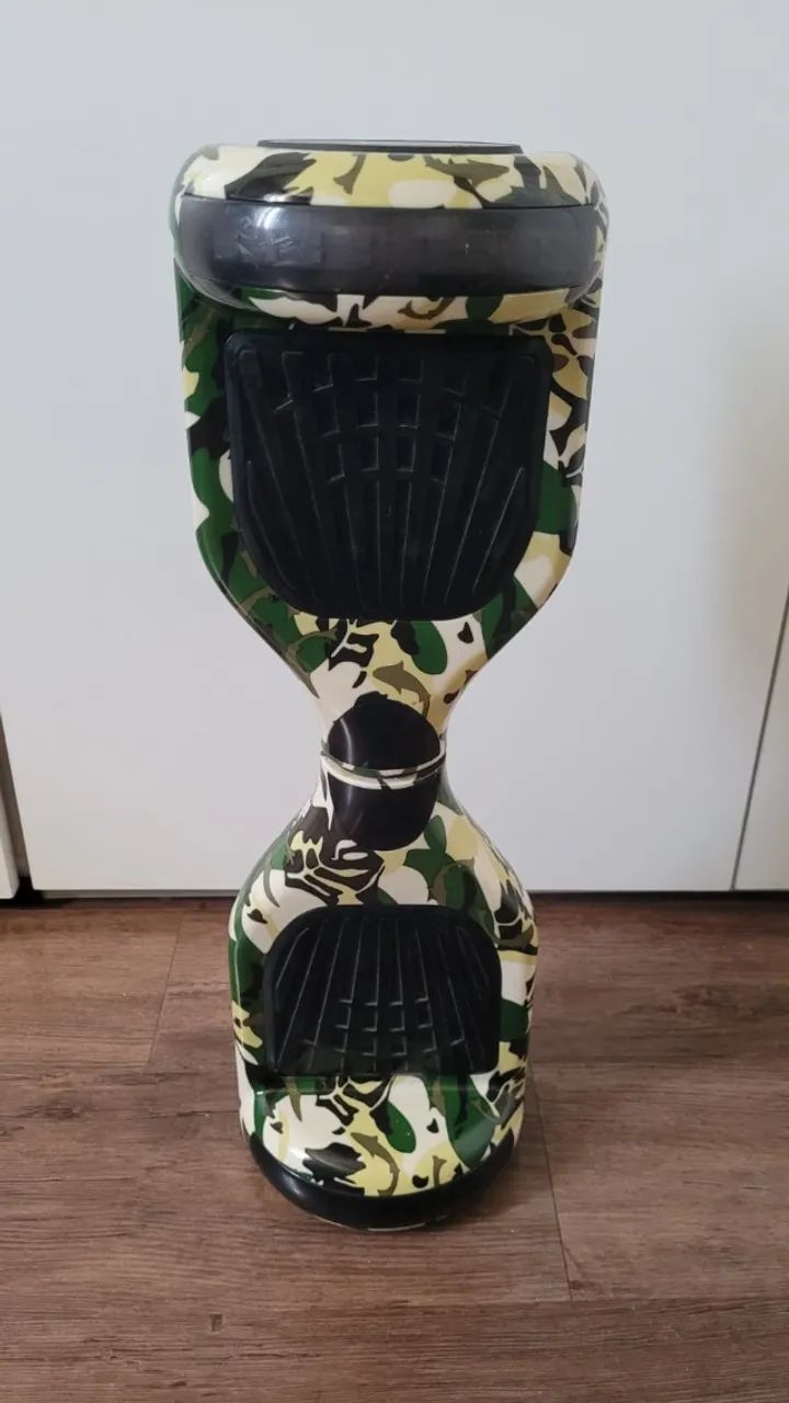  Hoverboard Skate Elétrico 6.5 Polegadas Com Led E Bluetooth Fogo E Gelo Hoverboard Skate  - Foto 5
