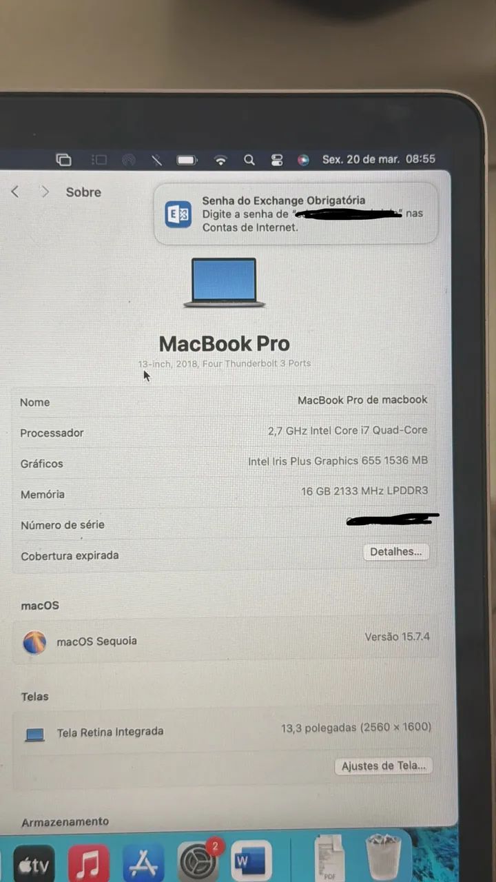 MacBook Pro 13 pol 2019 512GB - Foto 3