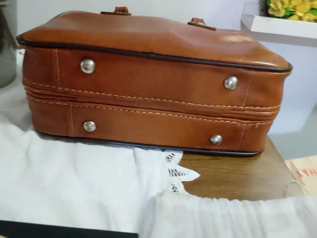 Maleta de couro legítimo  - Foto 3