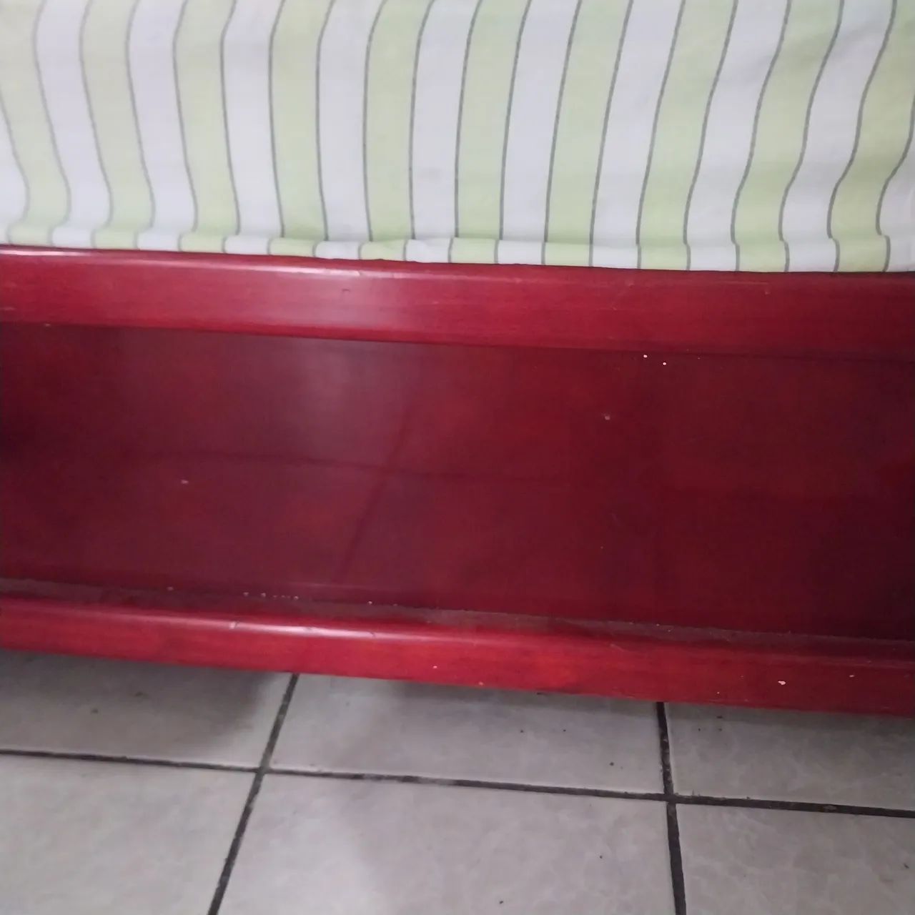 CAMA DE CASAL USADO-BOM  - Foto 4