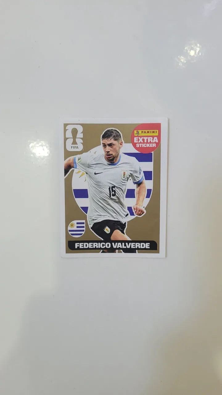Figurinha do Federico valverde de ouro 2026