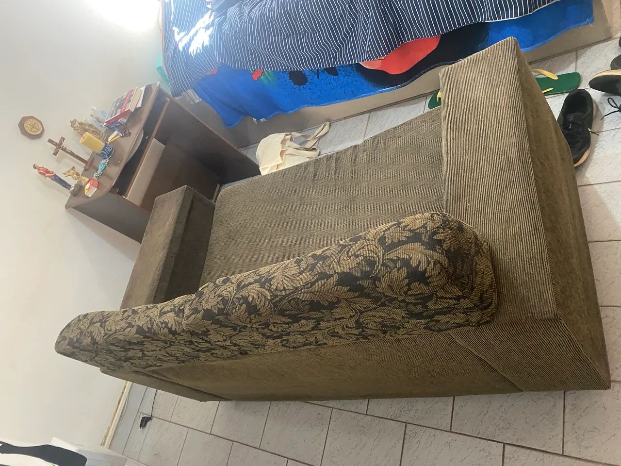 Sofa dois lugares marrom - Foto 3