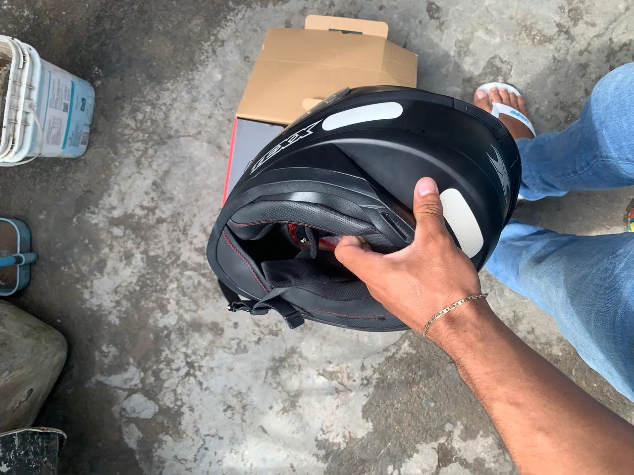 Capacete texx novo  - Foto 3