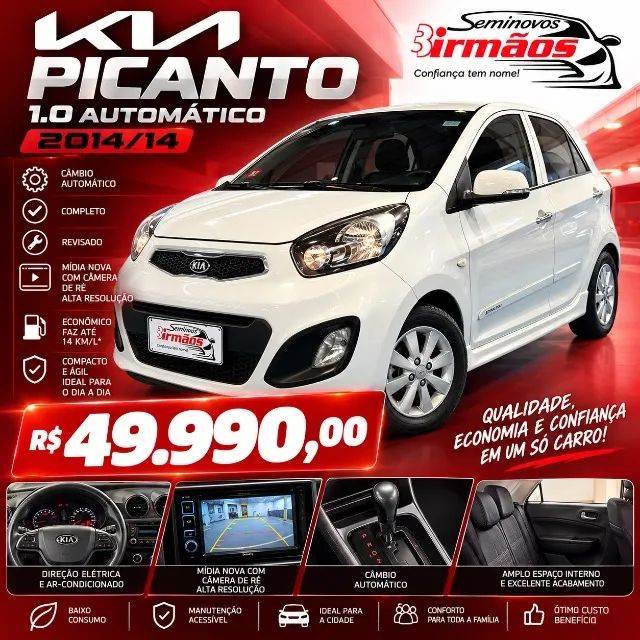 KIA Picanto EX 1.1/1.0/ 1.0 FLEX AUT. 2014