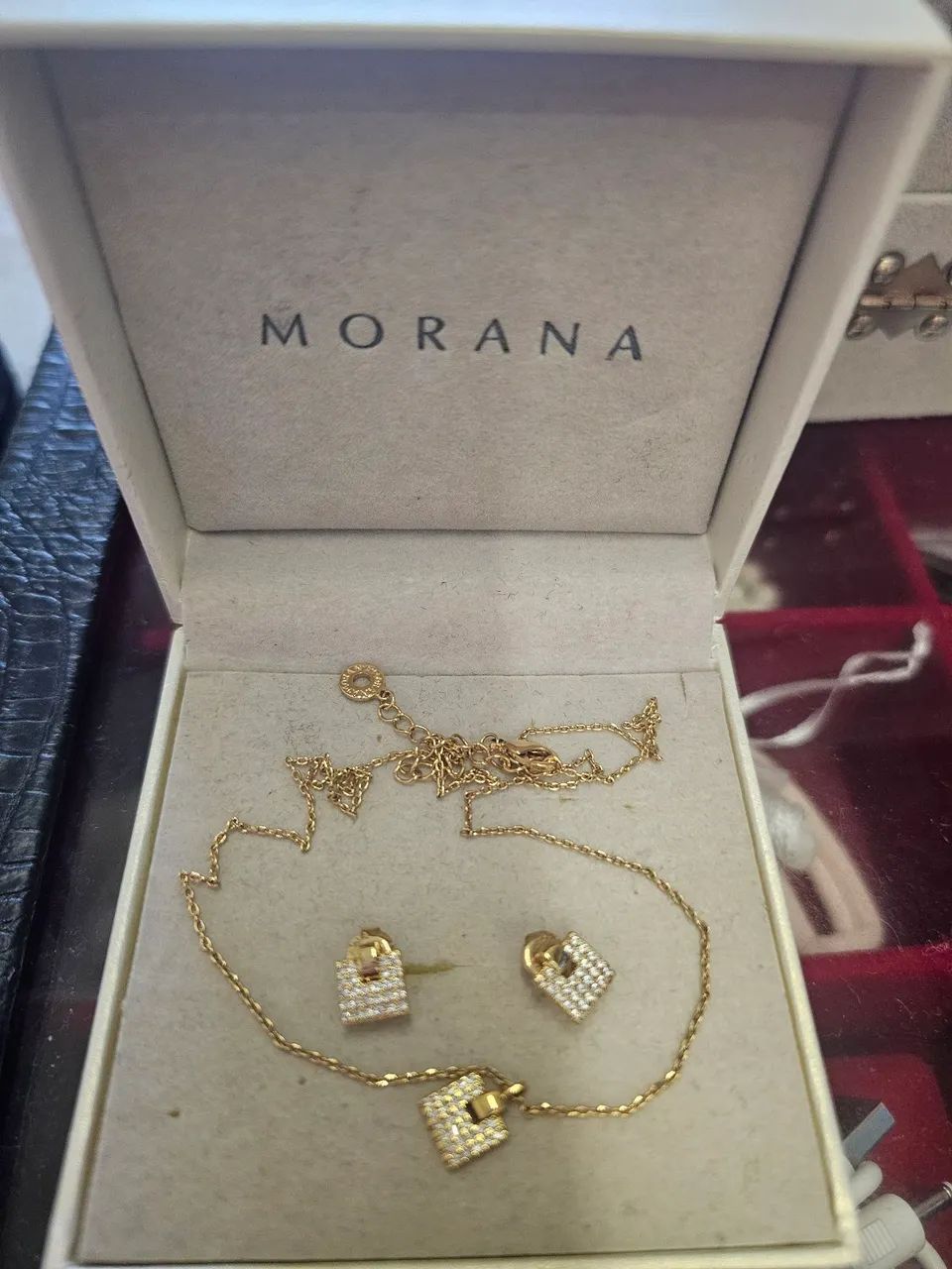Conjunto morana colar e brincos - Foto 3
