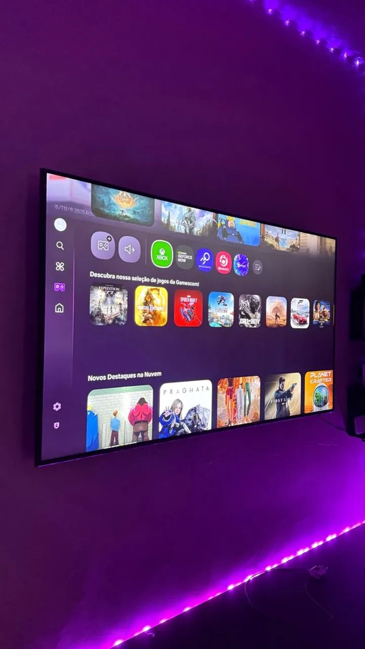 Tv Samsung 55 polegadas 4k nova - Foto 2