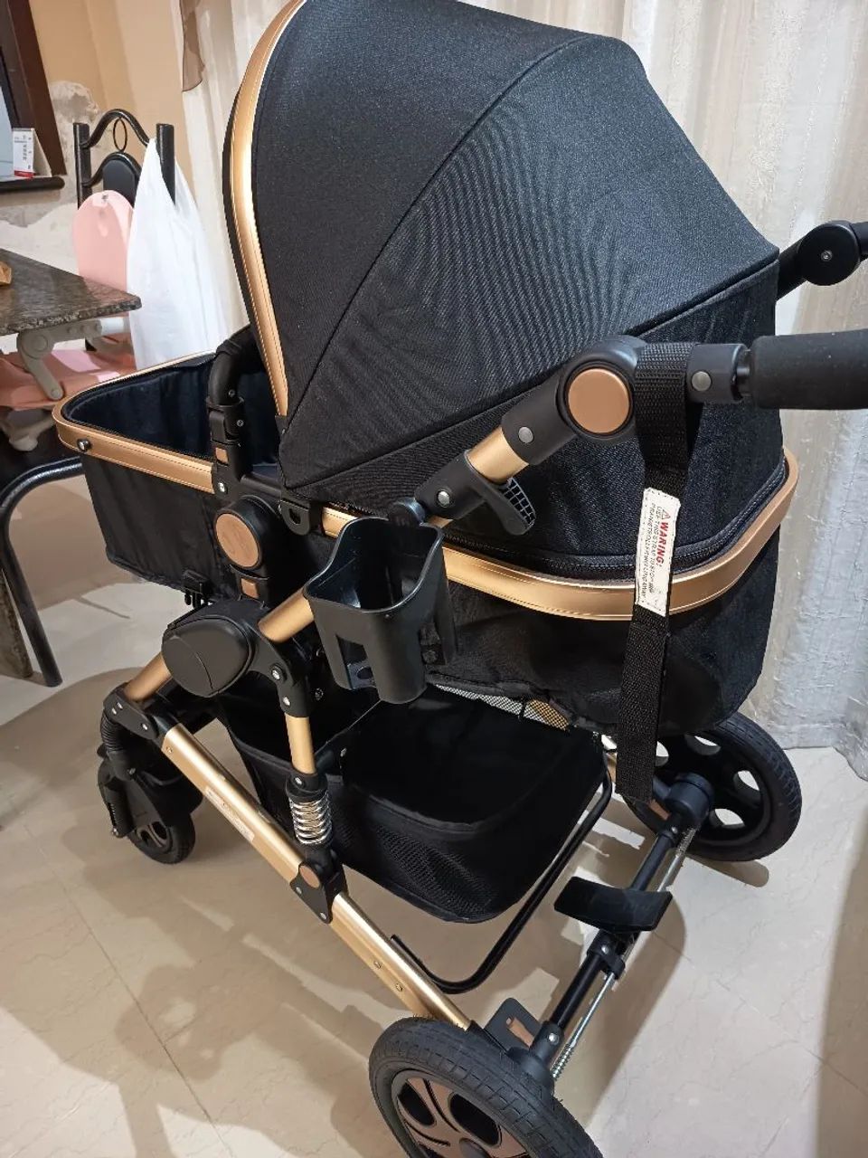 Carrinho de bebê luxo  - Foto 3