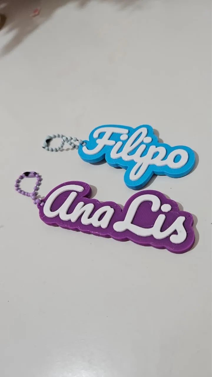 Chaveiro com Nome Personalizado em Impressão 3D | Presente e Lembrancinha - Foto 2