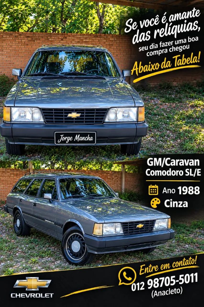 Chevrolet Caravan Comodoro 4.1/2.5 1988