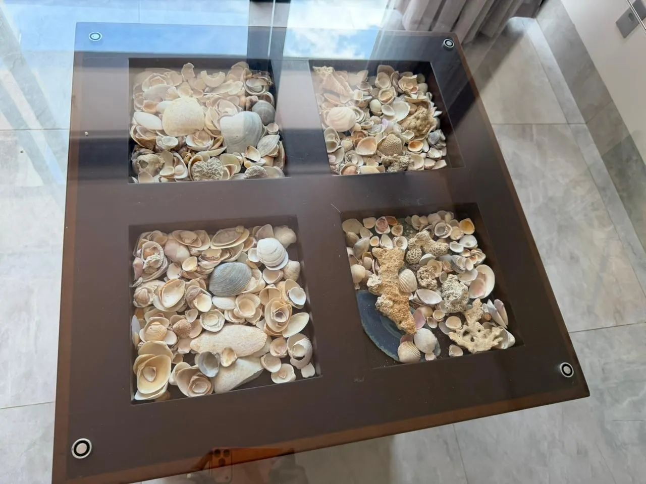 Mesa quadrada de 8 lugares com gira pratos  - Foto 2