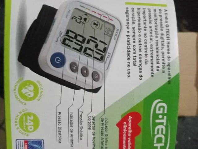 Aparelho de pressão digital automático de pulso...marca GTECH....ZERO BALA NUNCA USADO. - Foto 2
