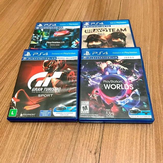 その他 PSVR PlayStation VR PS4 Completo (CUH-ZVR2) + Câmera + 2 Moves + 4