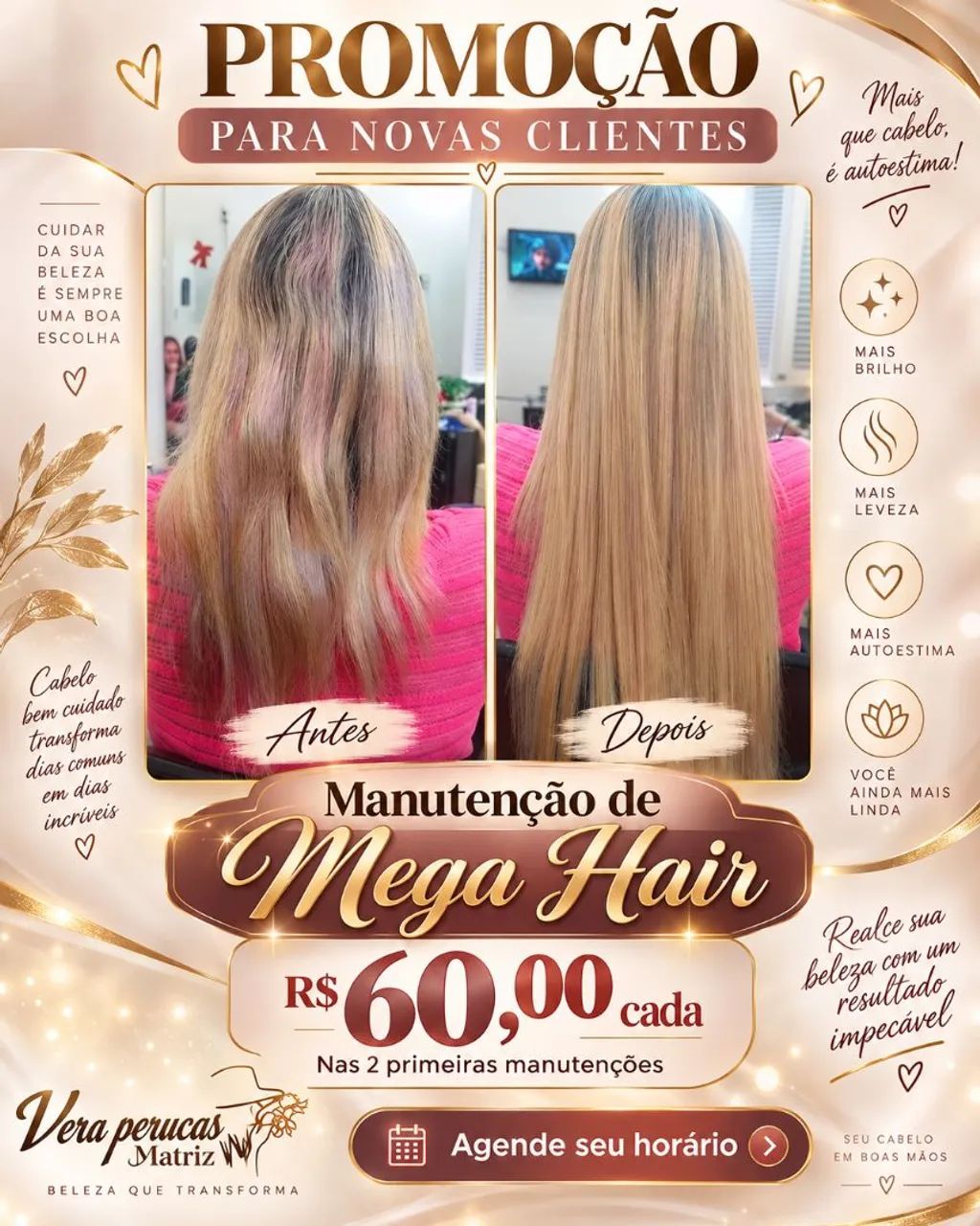 Manutenção de mega hair  - Foto 3