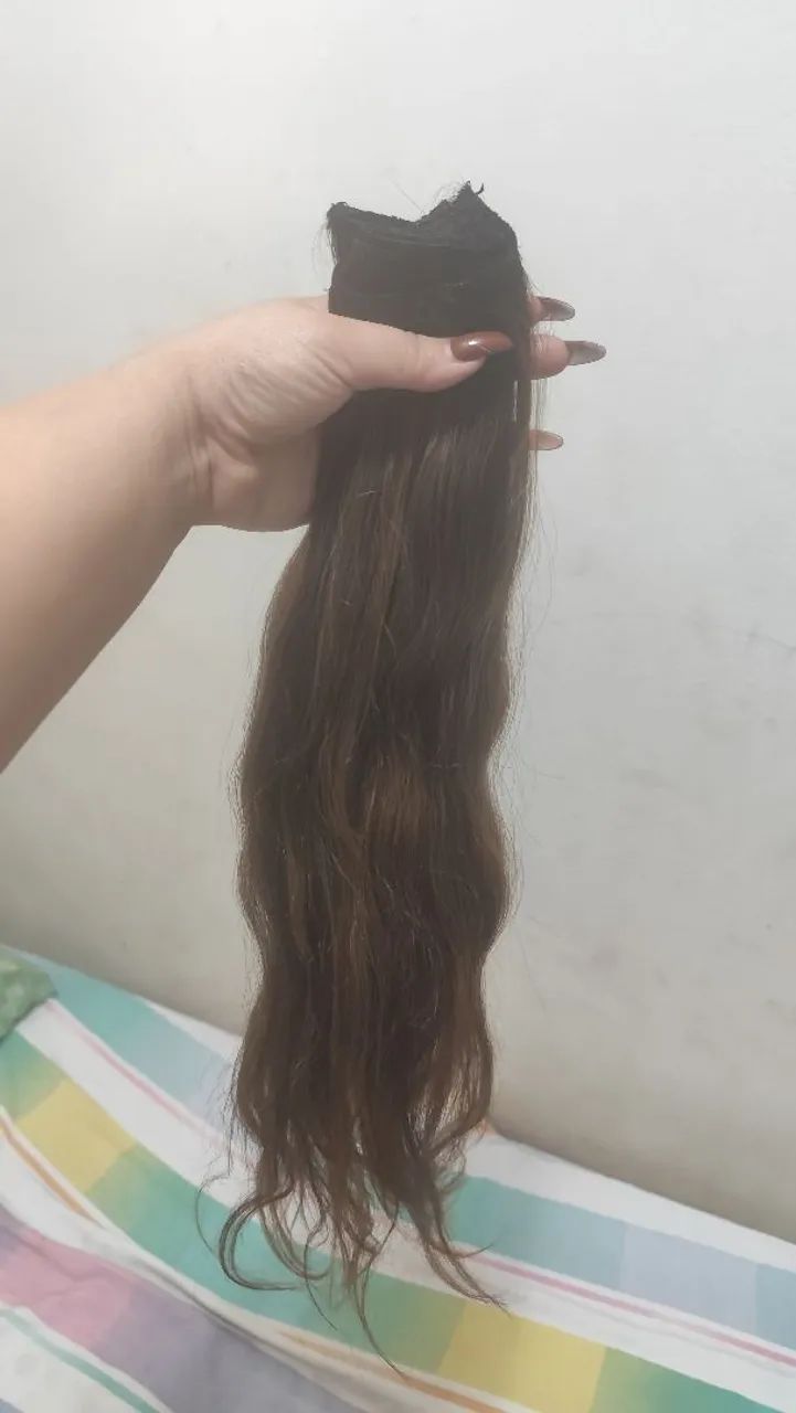 cabelo já com a faixa confcionada.  - Foto 3