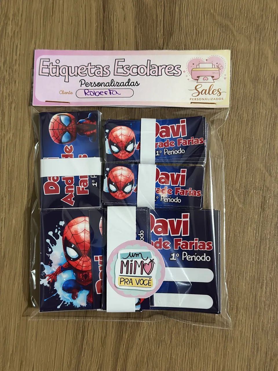 Entrega rápida! Etiqueta escolar personalizada! - Foto 4