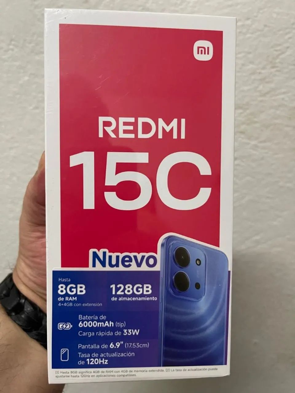Celular Redmi 15C 4 GB + 128 GB Azul - Foto 3