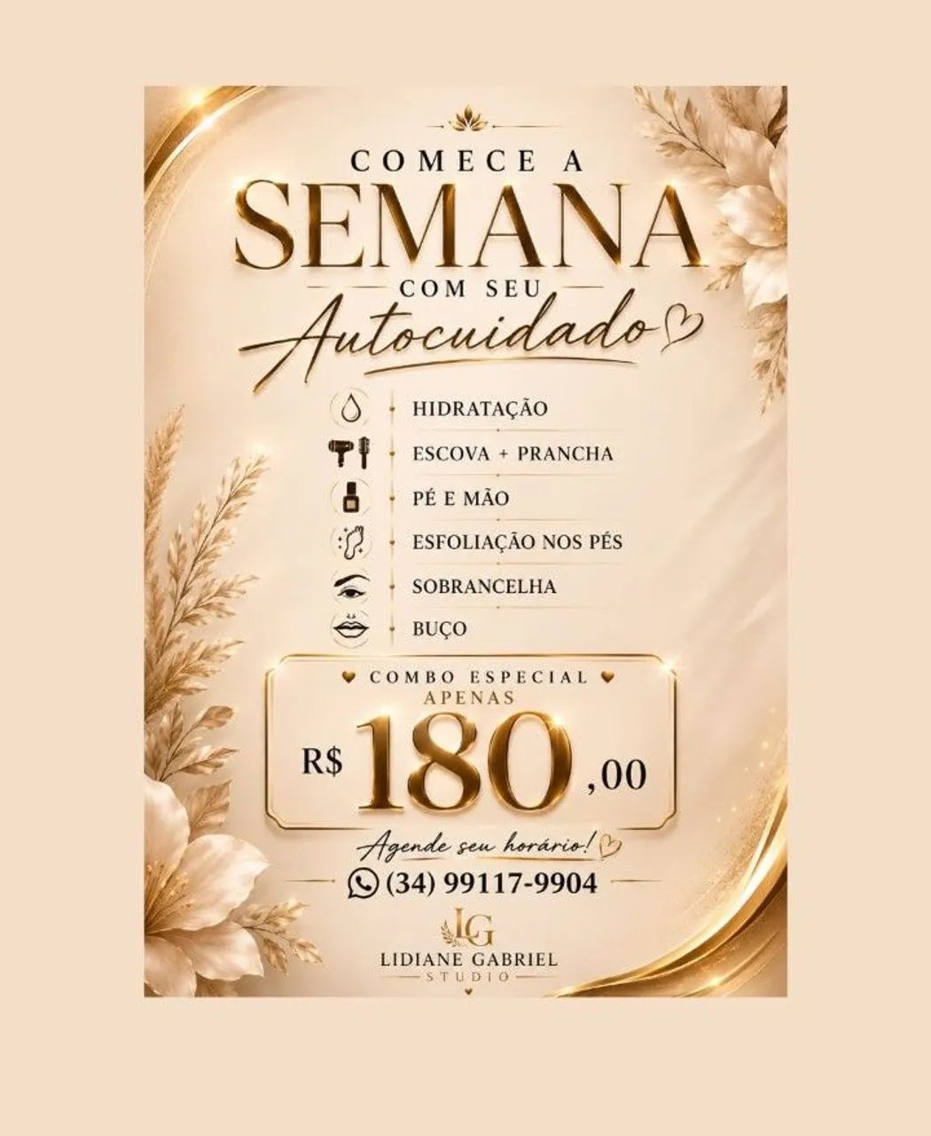 COMBO COMPLETO - CABELO E UNHA 