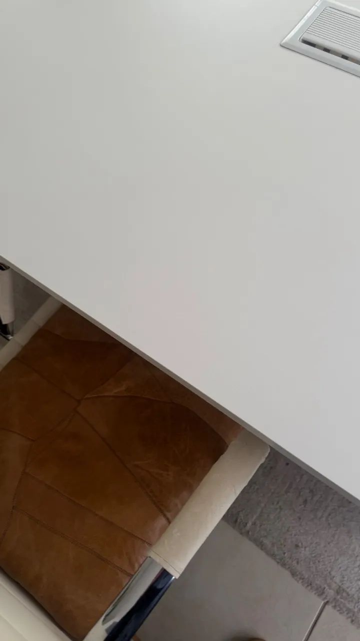 Mesa de escritório branca  - Foto 2