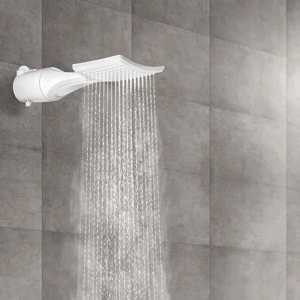 Chuveiros<br>Chuveiro Loren Shower Multitemperatura 5500w Branco 220v - Foto 3