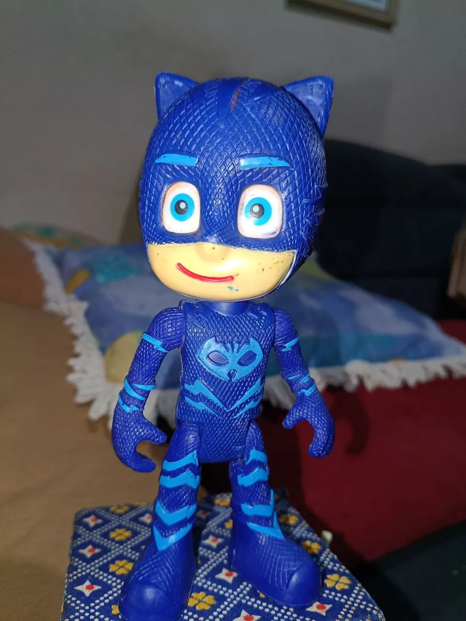 Boneco PJ Masks Menino Gato c/ luz 16cm - Foto 2