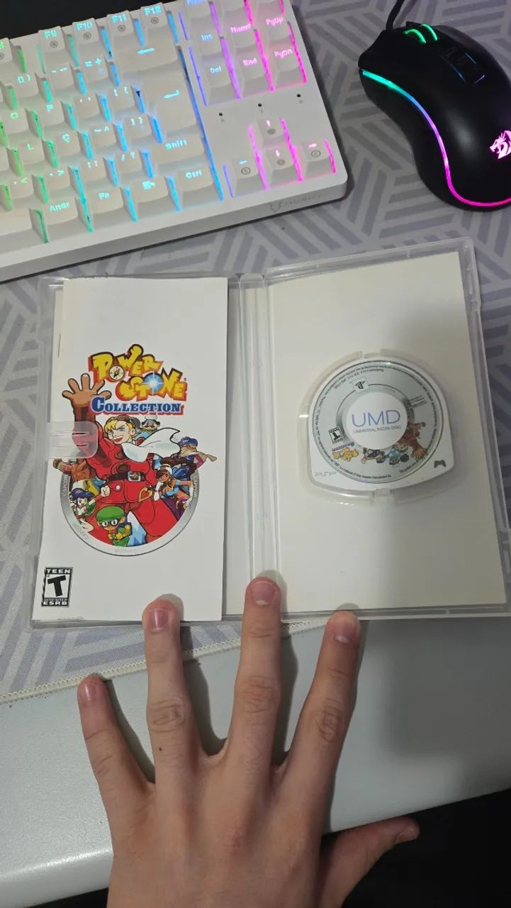 Jogo PSP *USADO* Power Stone Collection com manual - Foto 2