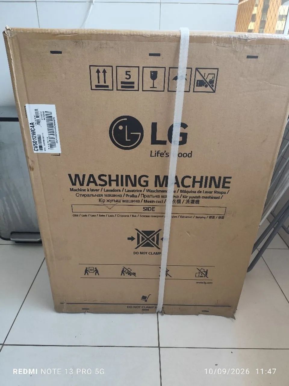 MAQUINA DE LAVAR MARCA LG WASHING MACHINE NOVA - Foto 3
