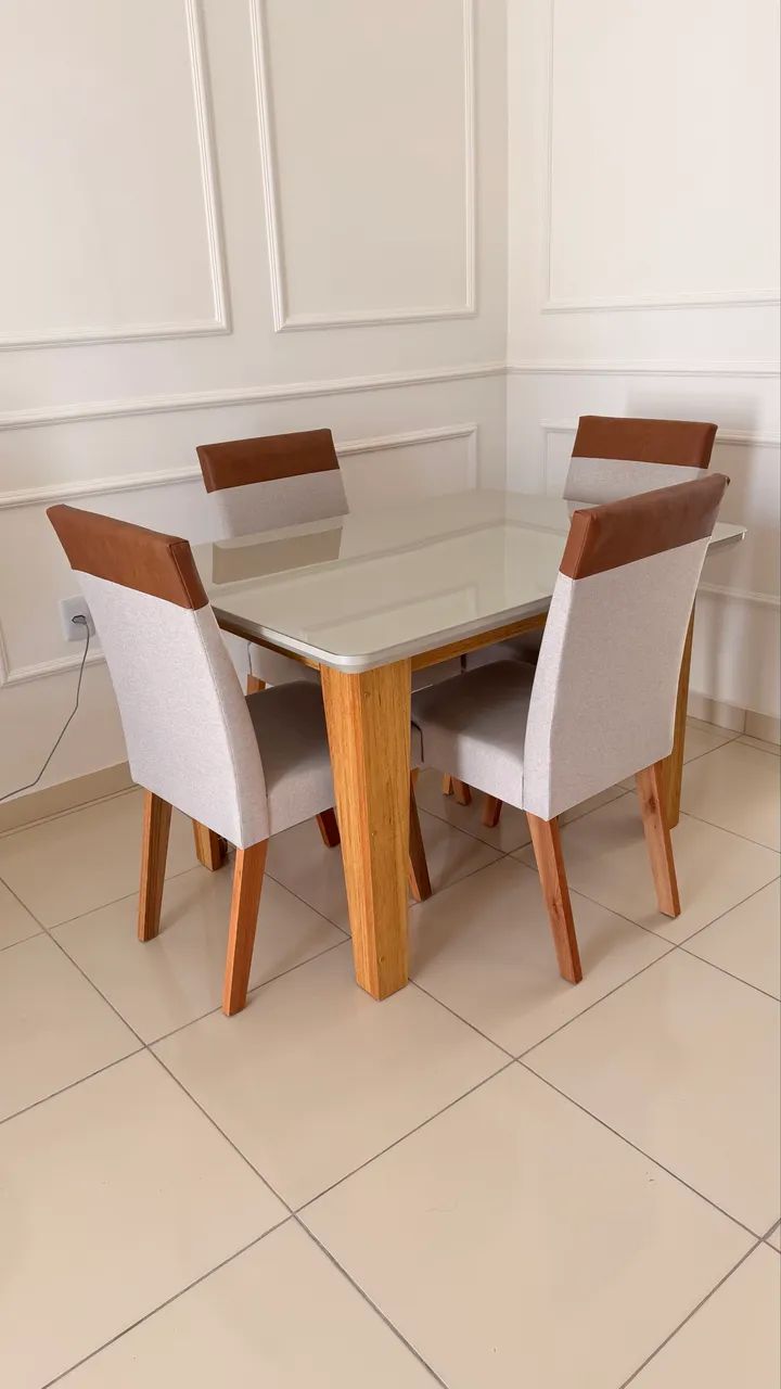 Mesa 4 cadeiras - Foto 5