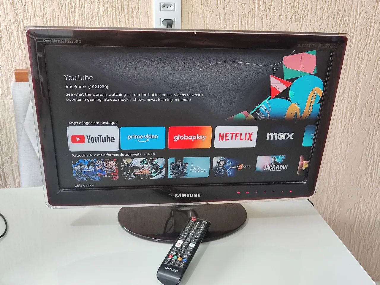 Monitor Tv 22" HDMI Samsung LCD  - Foto 2