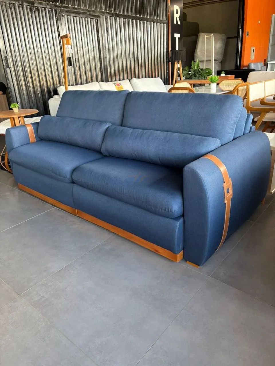 Sofá 2 módulos de 1,00mt Novo a pronta entrega  - Foto 2