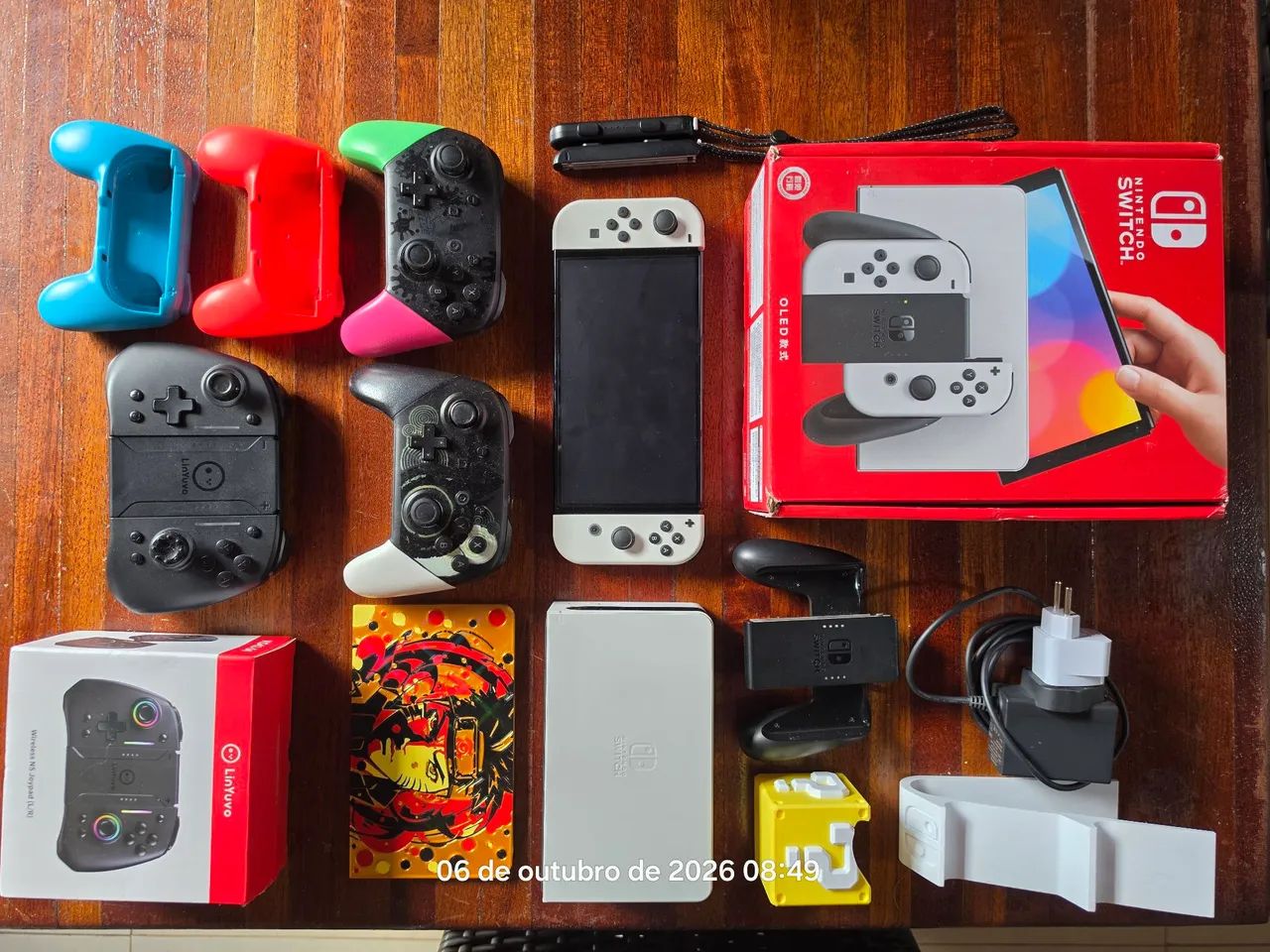 Nintendo Switch Oled 512GB + Acessórios - Foto 5