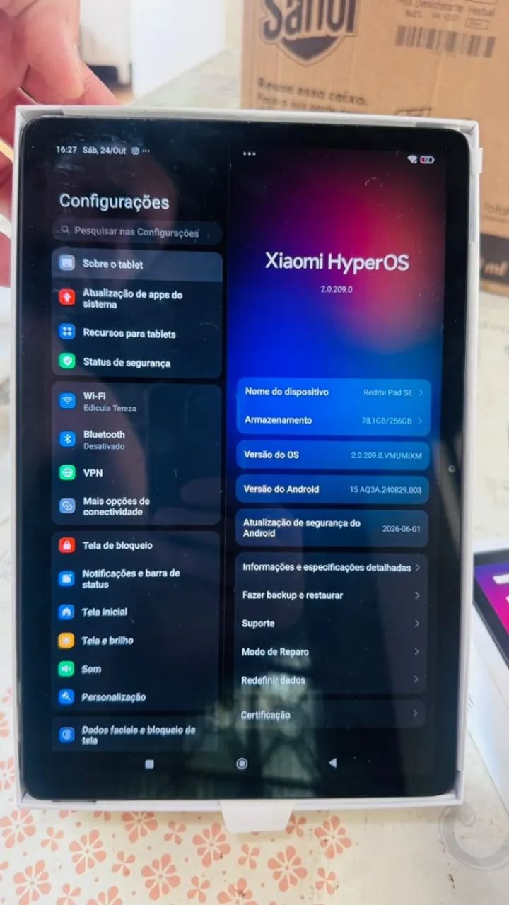 Redmi Pad SE de 8GB de RAM e 256GB de armazenamento - Foto 5