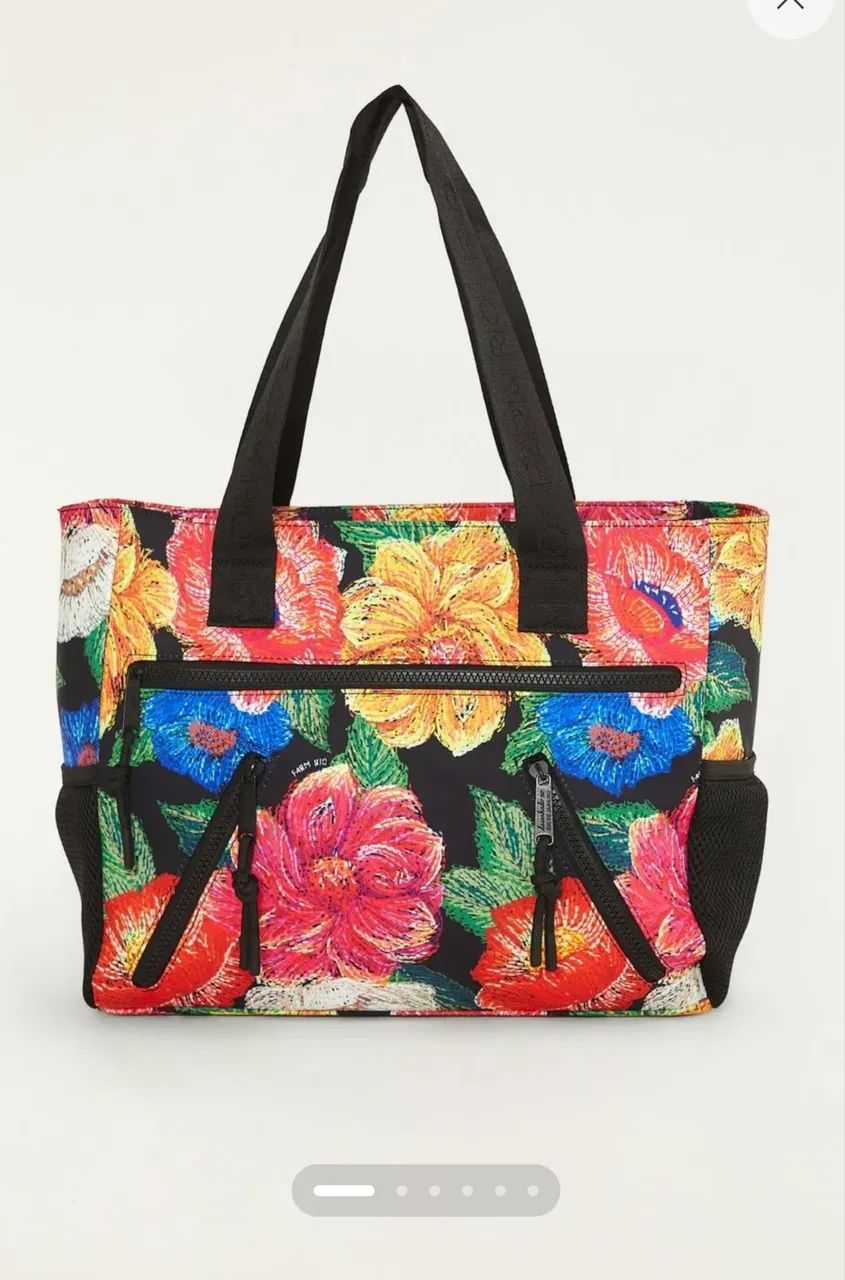Bolsa da farm floral  - Foto 2