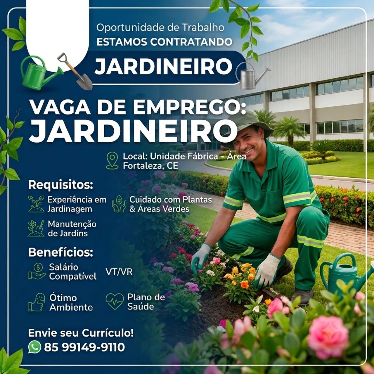 VAGA DE JARDINEIRO 